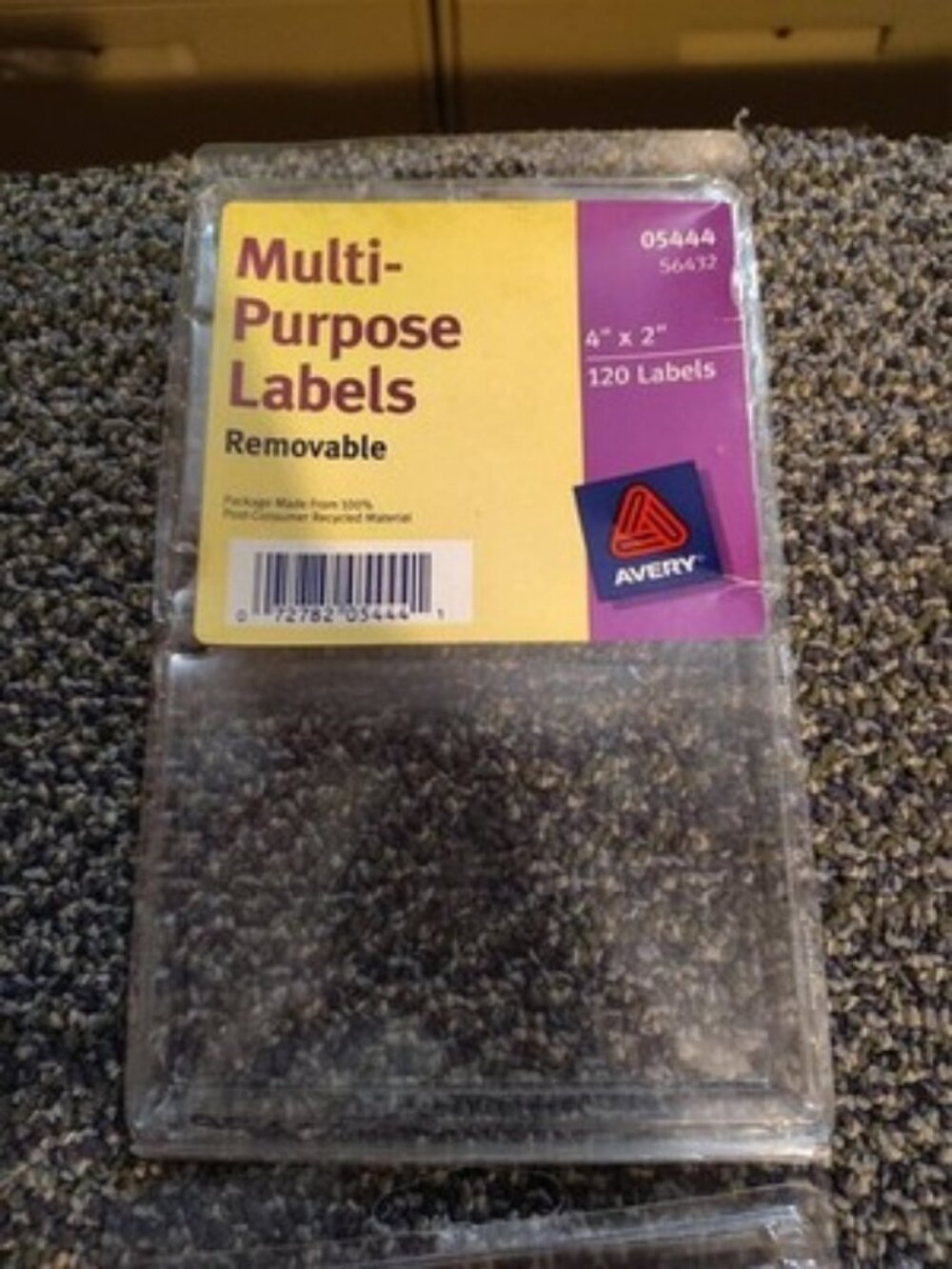 Self Adhesive Removable Label Lot Of 3 Types And Size Label SEE DESCRIPTION